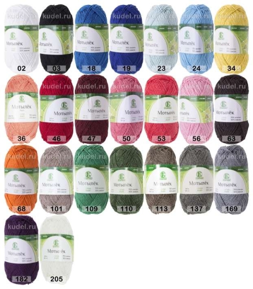 Пряжа камтекс мотылек