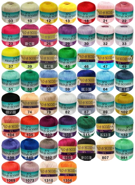 Пряжа weltus filo di scozia n5