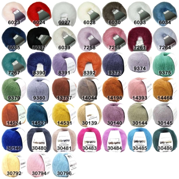 Пряжа lana gatto silk mohair