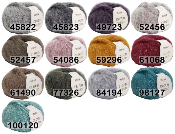 Пряжа сеам cloud tweed