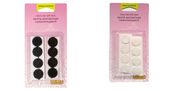 Липучки круглые