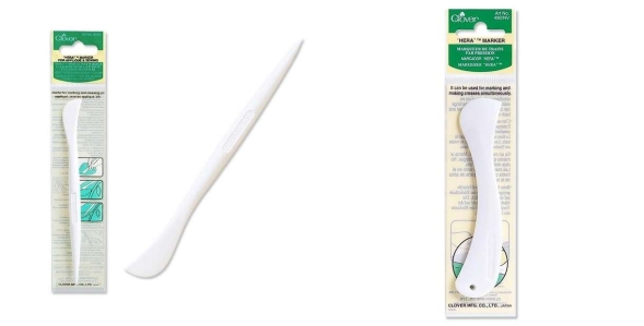 Пластиковая лопатка-маркер для шитья clover