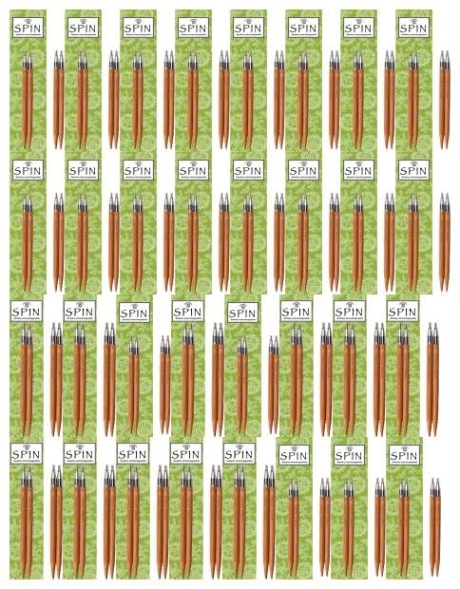 Съёмные бамбуковые спицы