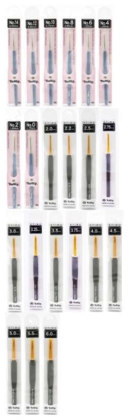 Крючок для вязания с ручкой &quot;etimo&quot; tulip