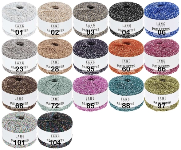Пряжа lang yarns paillettes