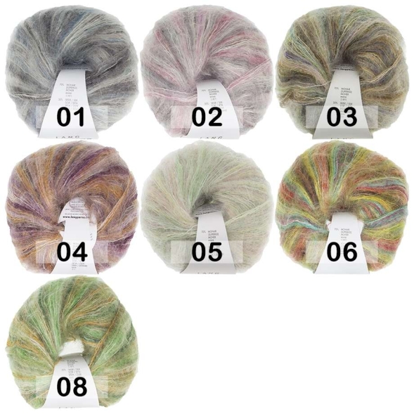 Пряжа lang yarns kid color