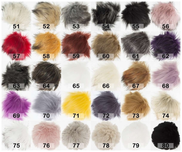 Furry pompons