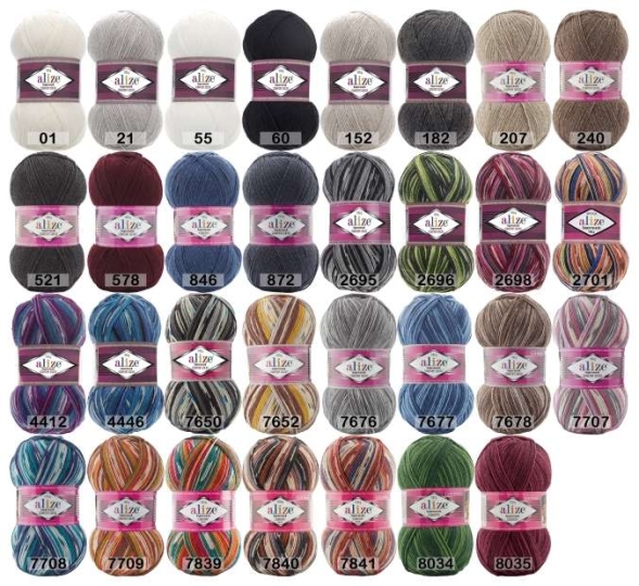 Пряжа alize superwash comfort socks