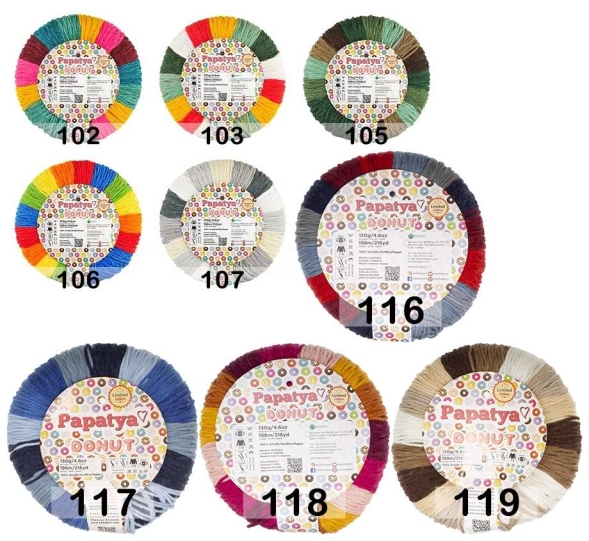 Пряжа kamgarn donut papatya