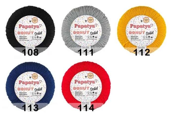 Пряжа kamgarn donut solid papatya