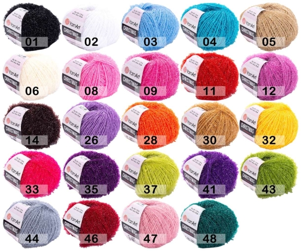 Пряжа yarnart christmas