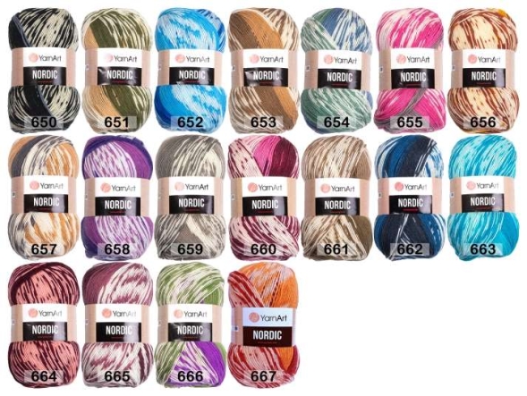 Пряжа yarnart nordic