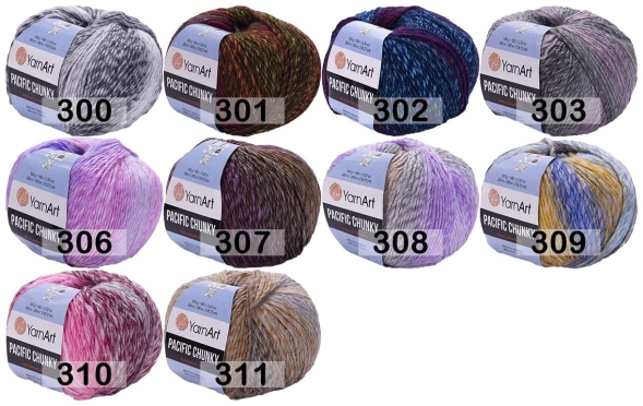 Пряжа yarnart pacific chunky