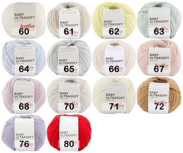 Пряжа katia baby ultrasoft