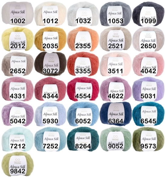 Пряжа infinity alpaca silk