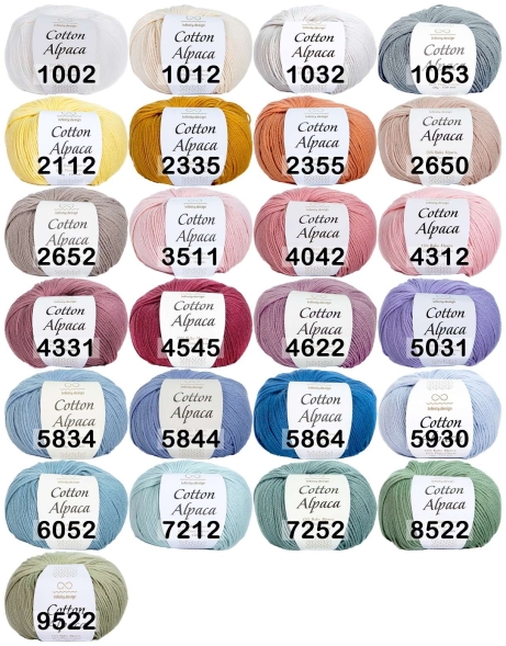 Пряжа infinity cotton alpaca