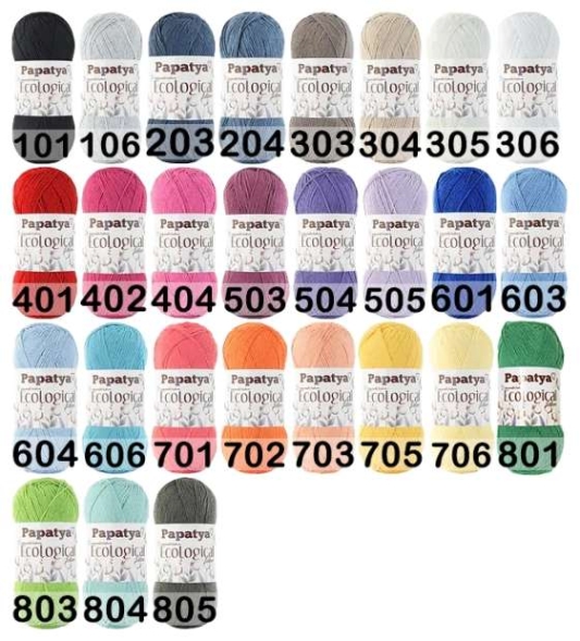 Пряжа kamgarn ecological papatya