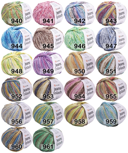 Пряжа yarnart jeans splash