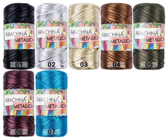 Пряжа arachna metallica