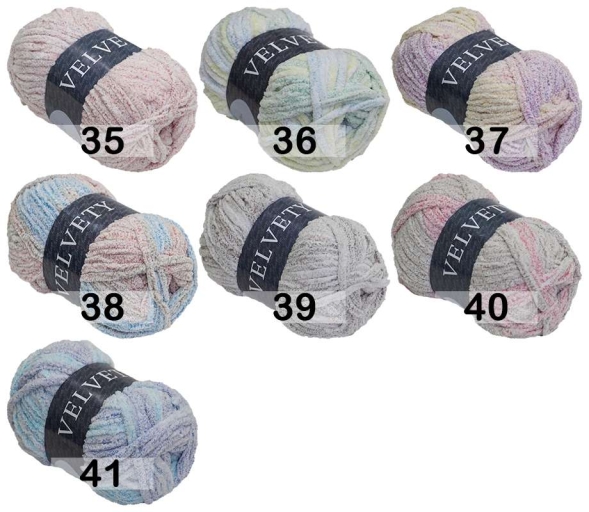 Пряжа сеам velvety color