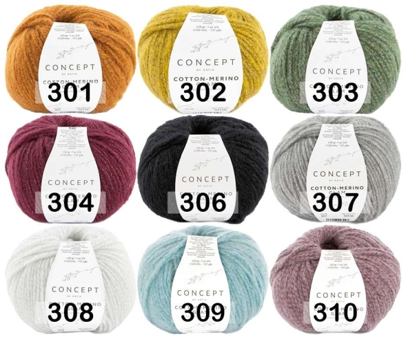 Пряжа concept cotton-merino glam