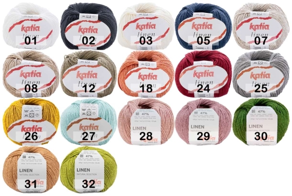 Пряжа katia linen