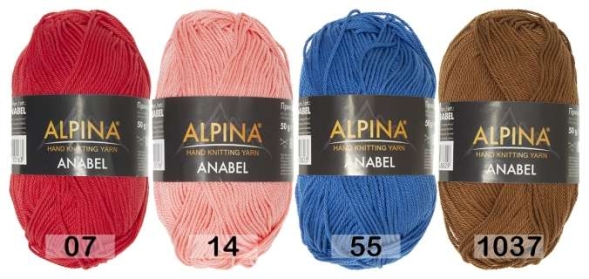 Пряжа alpina anabel new