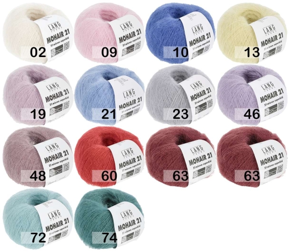 Пряжа lang yarns mohair 21