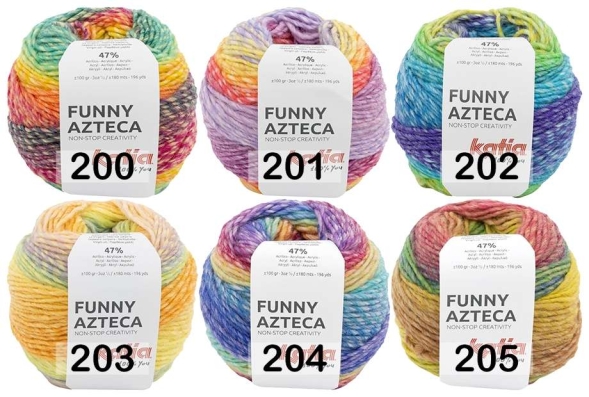 Пряжа katia funny azteca