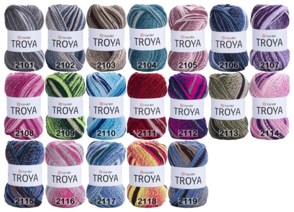 Пряжа yarnart troya