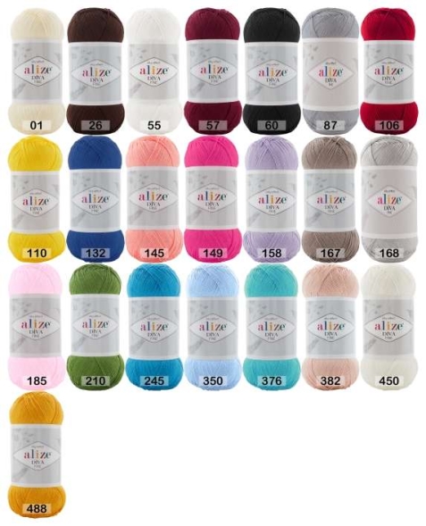 Пряжа alize diva fine
