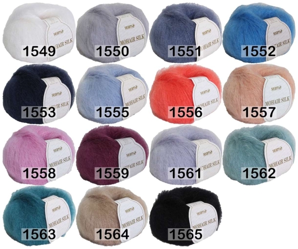 Пряжа сеам mohair silk