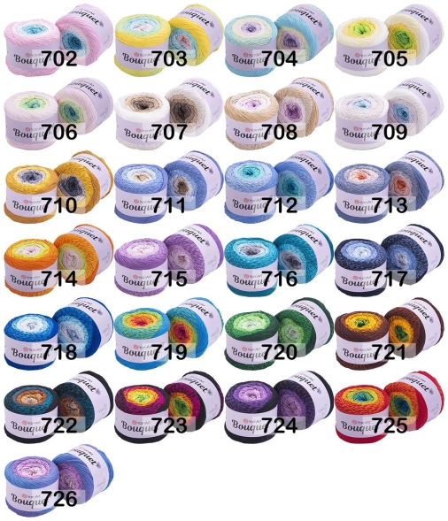 Пряжа yarnart bouquet