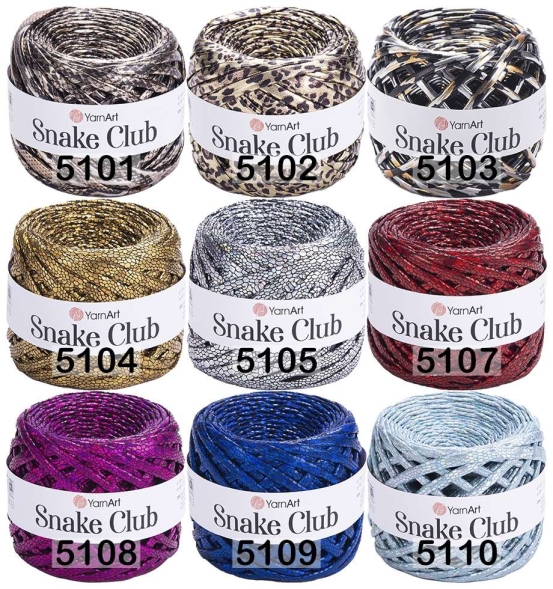 Пряжа yarnart snake club
