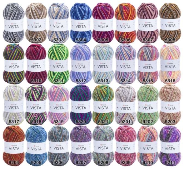 Пряжа yarnart vista