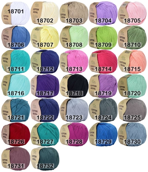 Пряжа fibra natura cotton royal