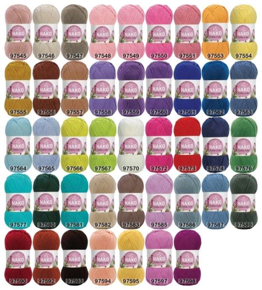 Пряжа nako cotton luks