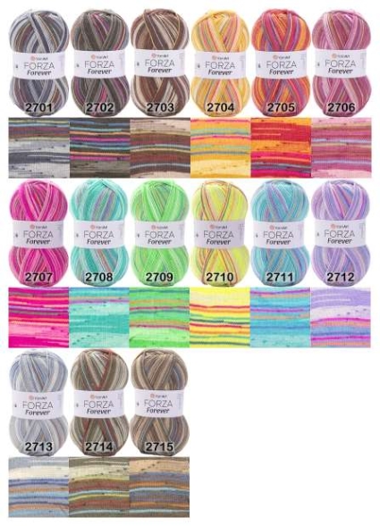 Пряжа yarnart forza forever
