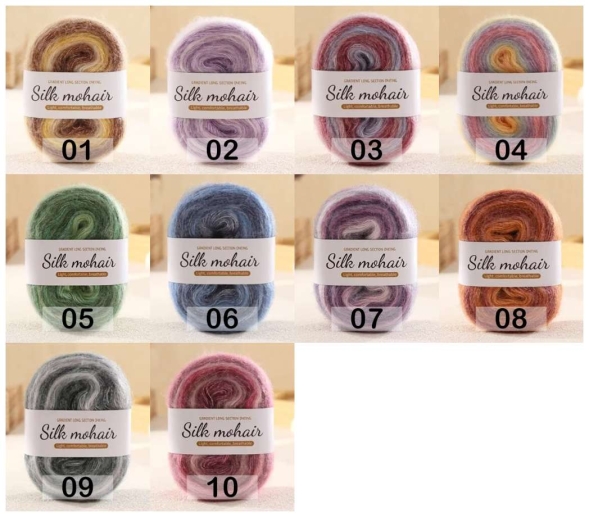 Пряжа mu pai silk mohair в прокопьевске